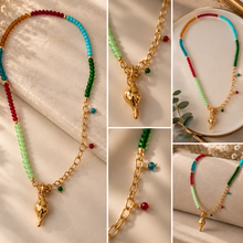 Load image into Gallery viewer, Sweet Pepper Necklace with Multicolor Crystals