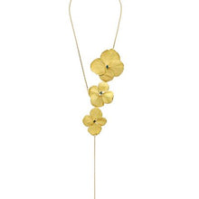 Load image into Gallery viewer, Hydrangea and Emeralds Necklace