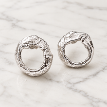 Load image into Gallery viewer, Orange Peel Earrings - SMALL
