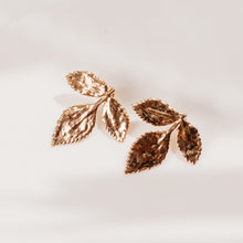 Load image into Gallery viewer, Rose Leaves Earrings
