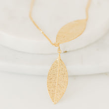 Load image into Gallery viewer, Quina ("KEEN-ah") Leaf Adjustable Necklace
