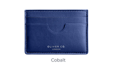 Load image into Gallery viewer, SLIM CARD HOLDER - COBALT

